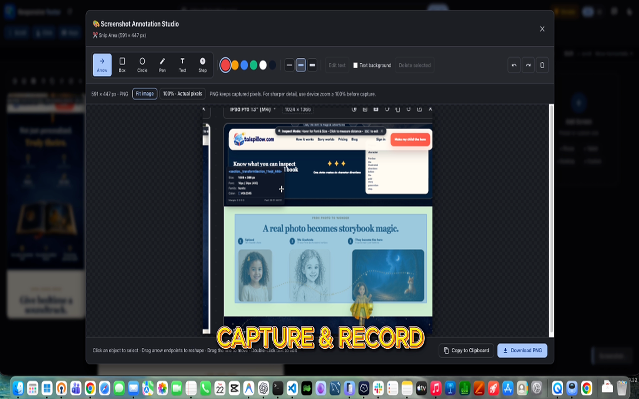 Capture Screenshots and Record Videos